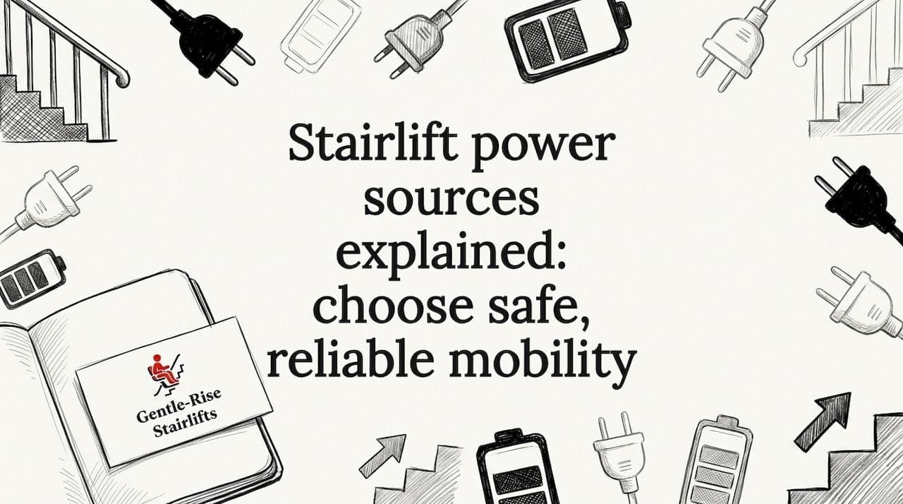Stairlift power sources explained: choose safe, reliable mobility