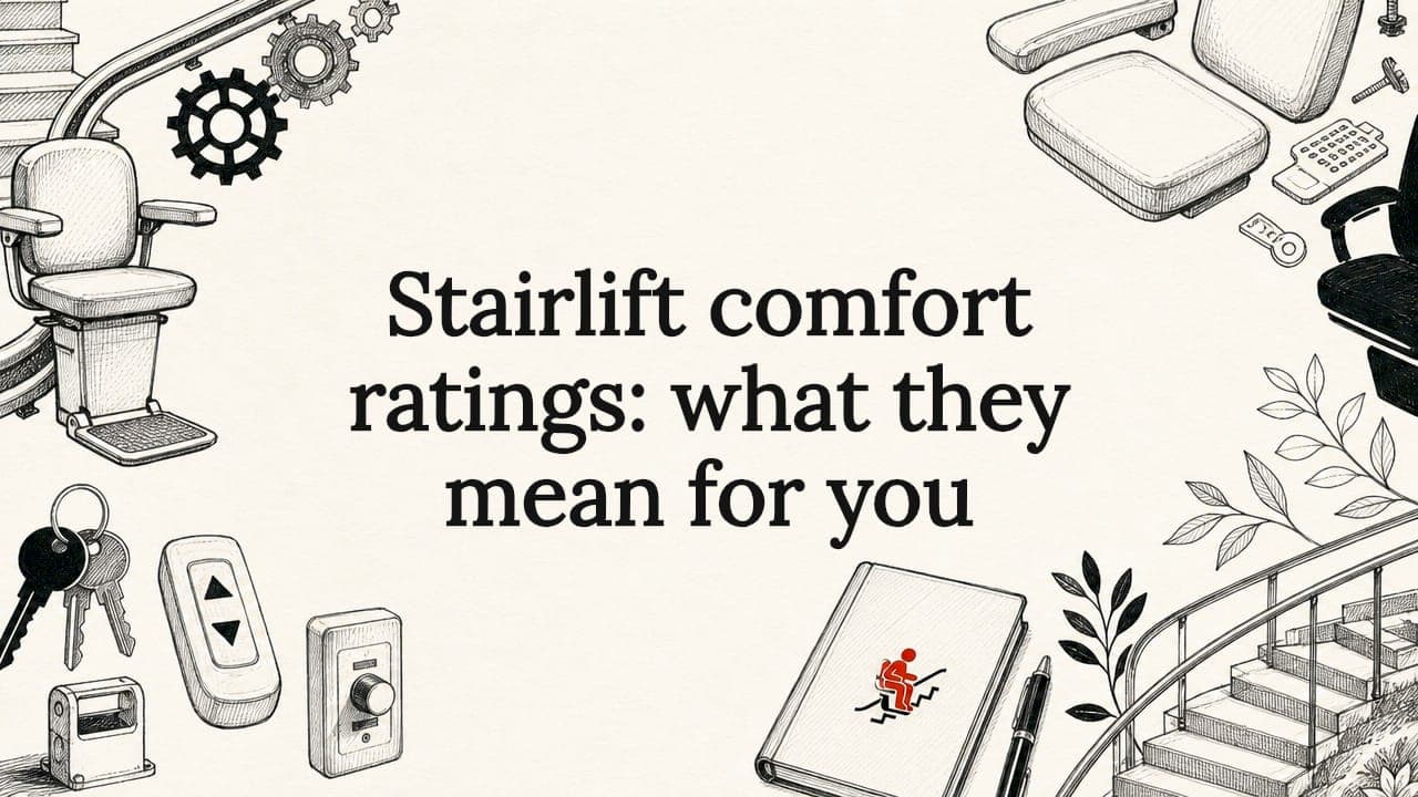 Stairlift comfort ratings: what they mean for you