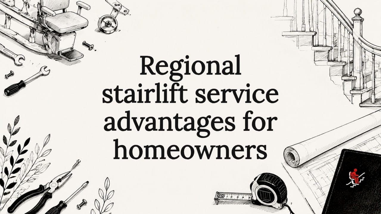 Regional stairlift service advantages for homeowners