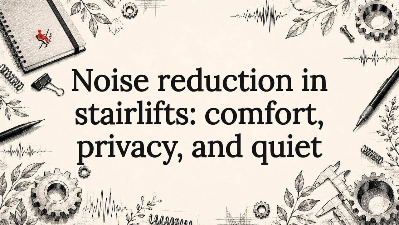 Noise reduction in stairlifts: comfort, privacy, and quiet