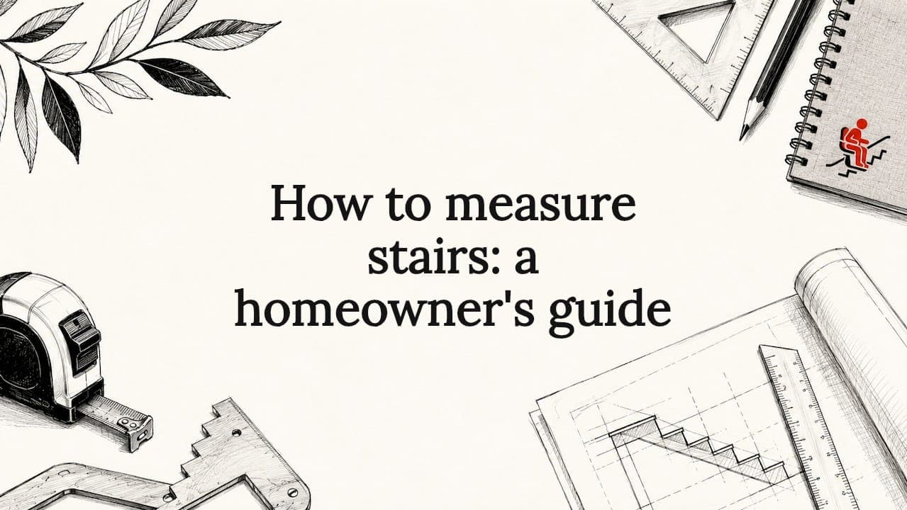 How to measure stairs: a homeowner's guide