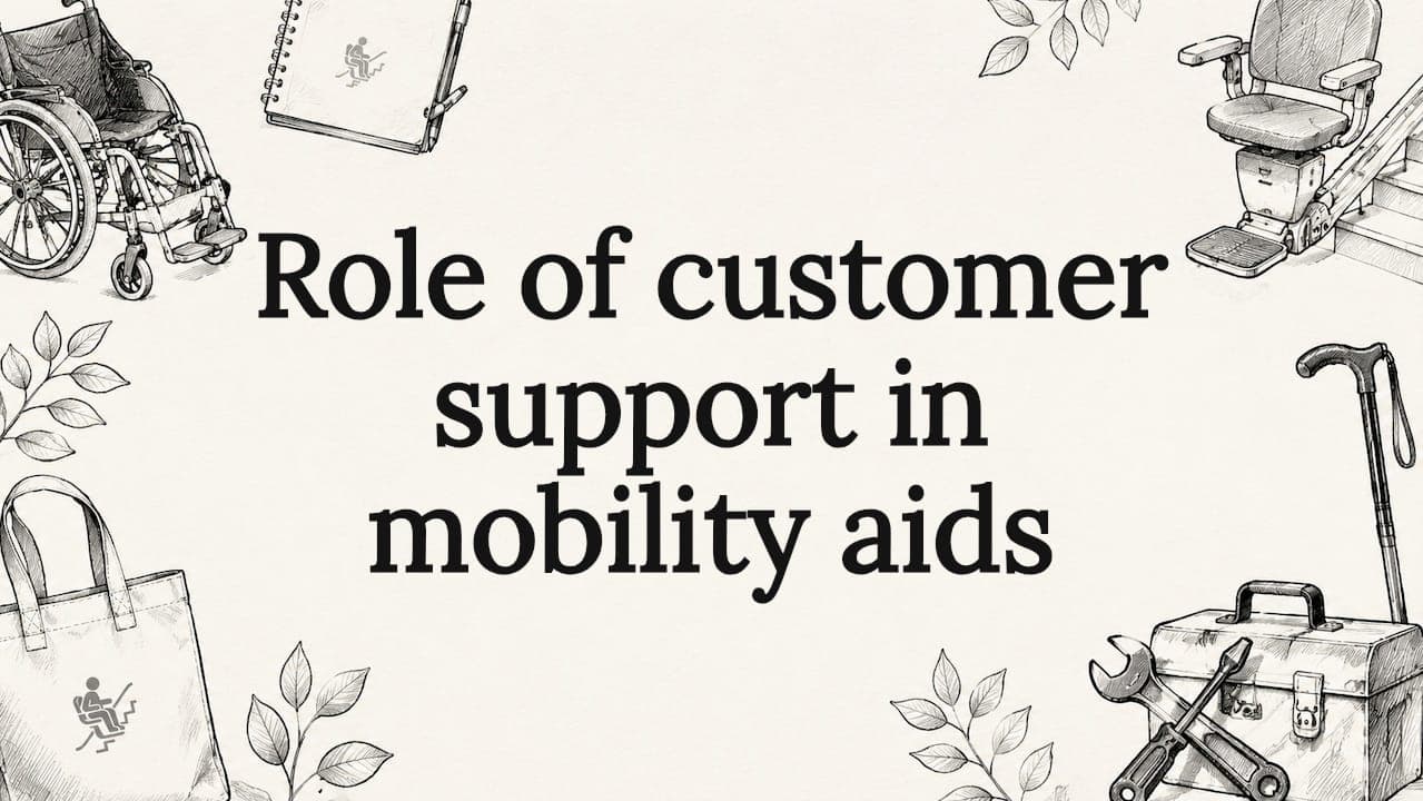 Role of customer support in mobility aids