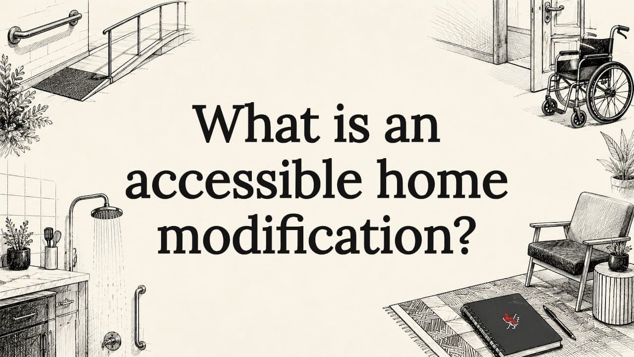 What is an accessible home modification?