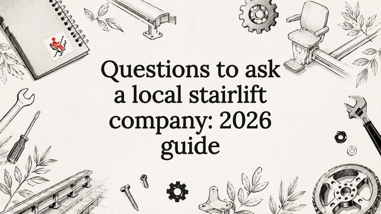 Questions to ask a local stairlift company: 2026 guide