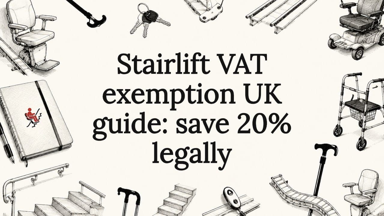 Stairlift VAT exemption UK guide: save 20% legally