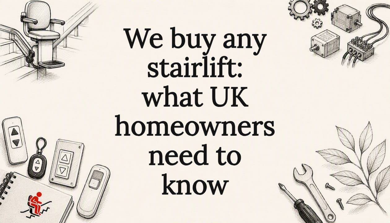 We buy any stairlift: what UK homeowners need to know