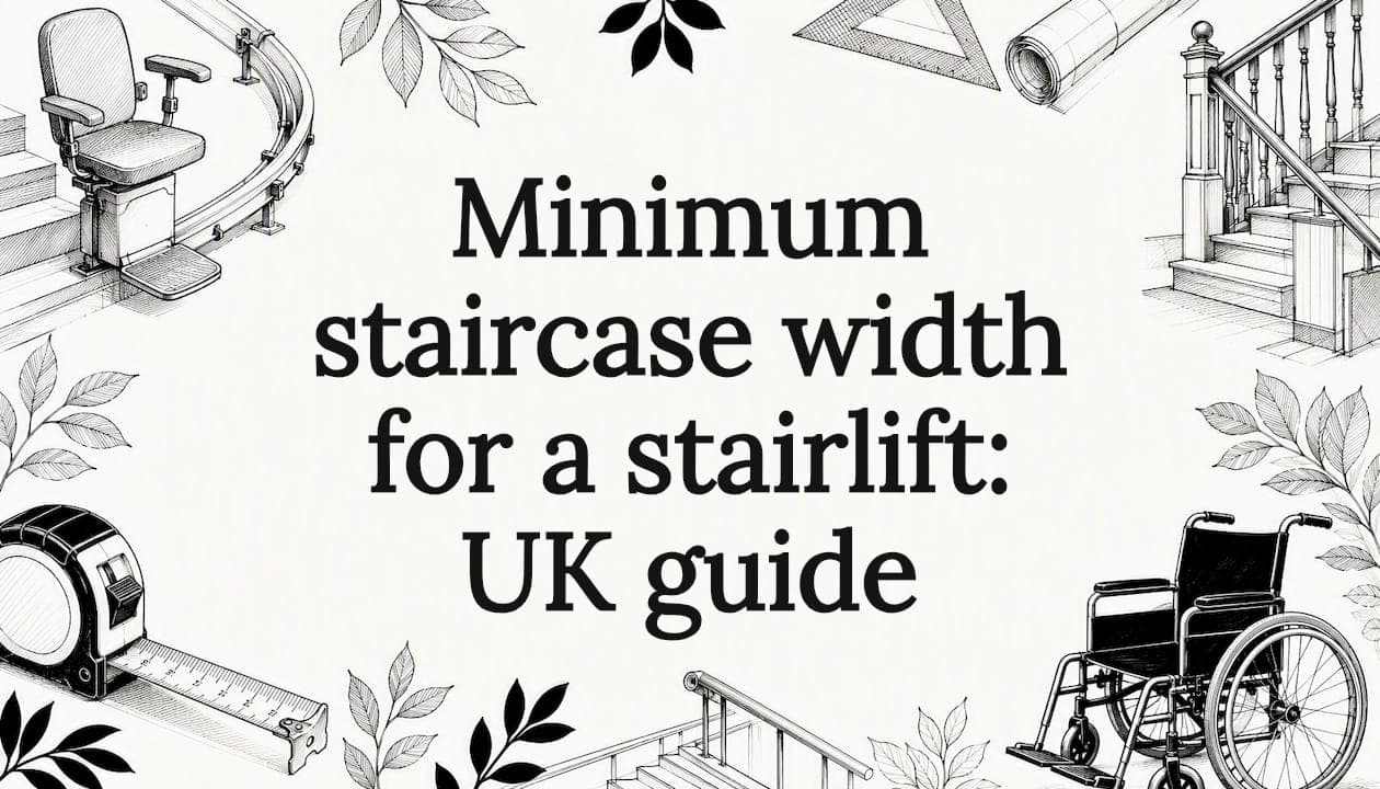 Minimum staircase width for a stairlift: UK guide