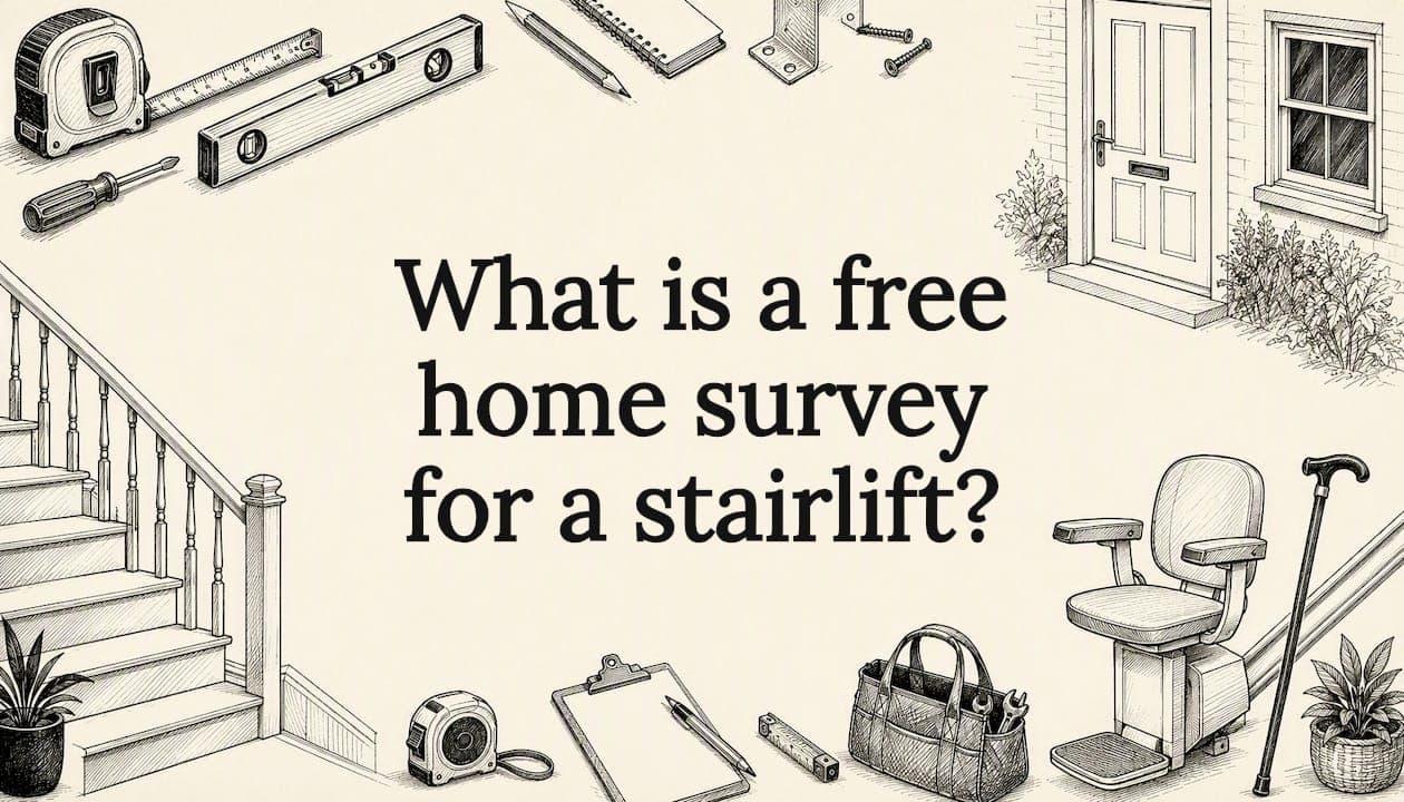 What is a free home survey for a stairlift?