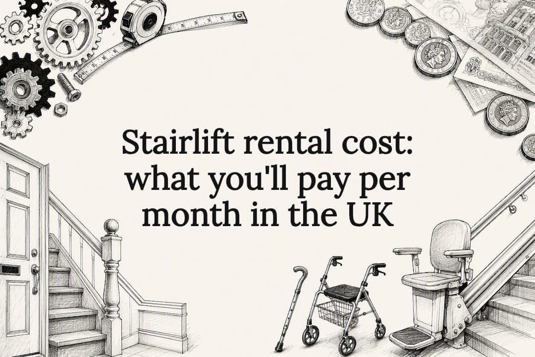 Stairlift rental cost: what you'll pay per month in the UK