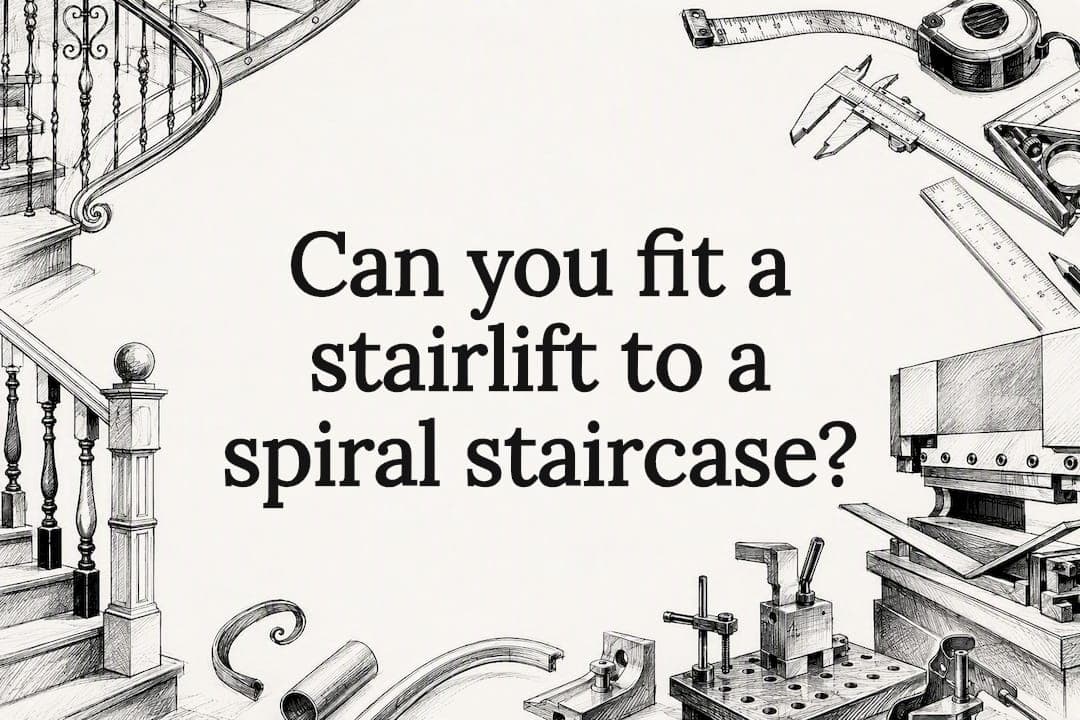 Can you fit a stairlift to a spiral staircase?