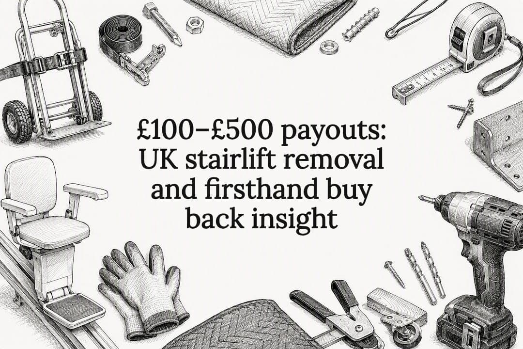 £100–£500 payouts: UK stairlift removal and firsthand buy back insight